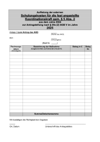 Vorschau: Anlage 3 - Schulungskosten HA 2025