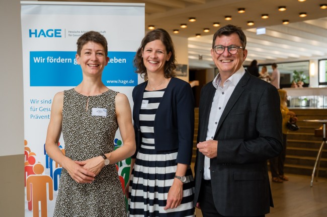 v.l.n.r. Dr. Katharina Böhm (HAGE), Maike Olberding (HMSI), Wolfgang Rosengarten (HMSI)