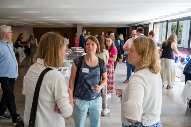 Austausch in der Pause