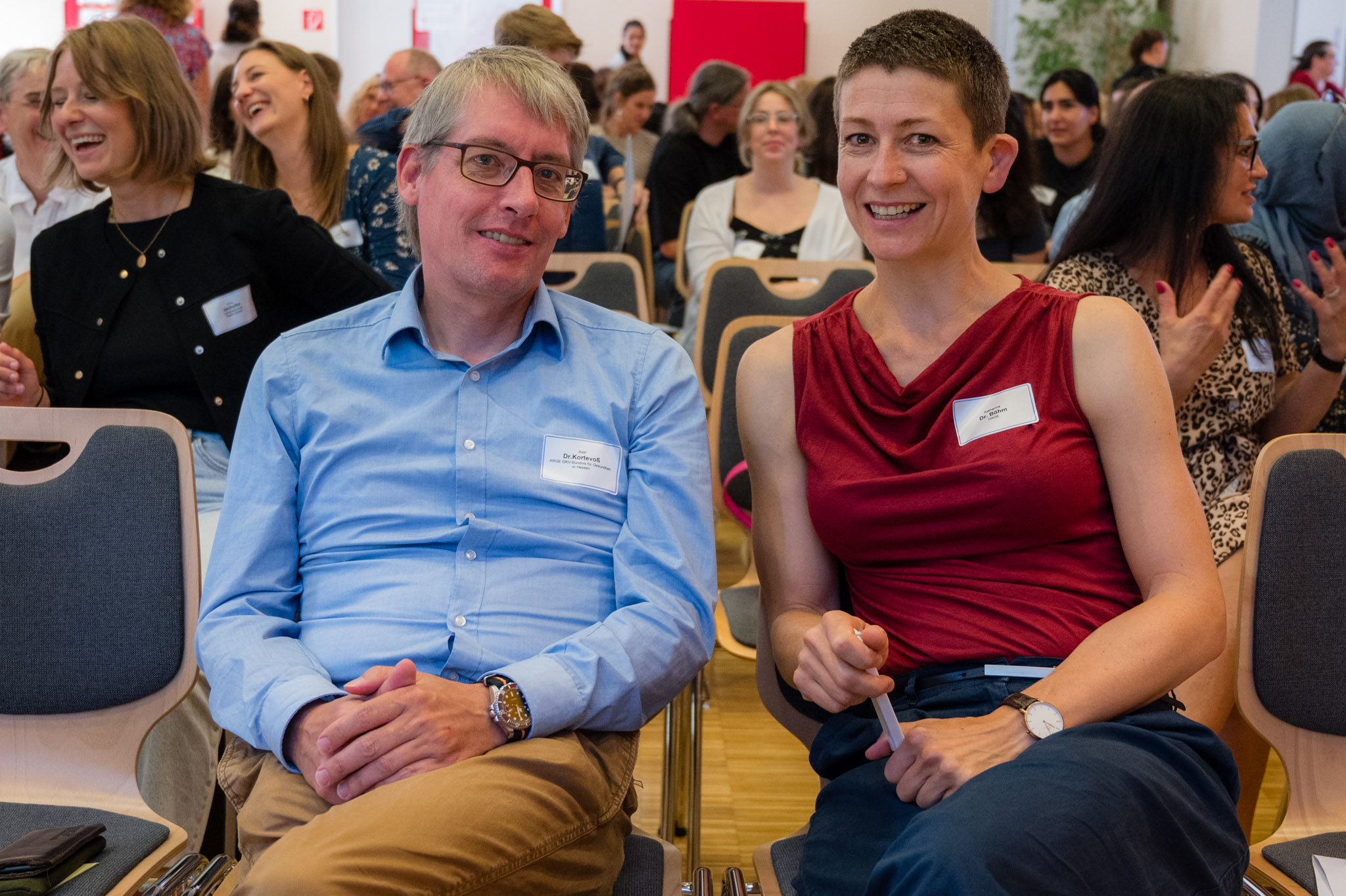 Dr. Axel Kortevoß und Dr. Katharina Böhm (v.l.n.r.)