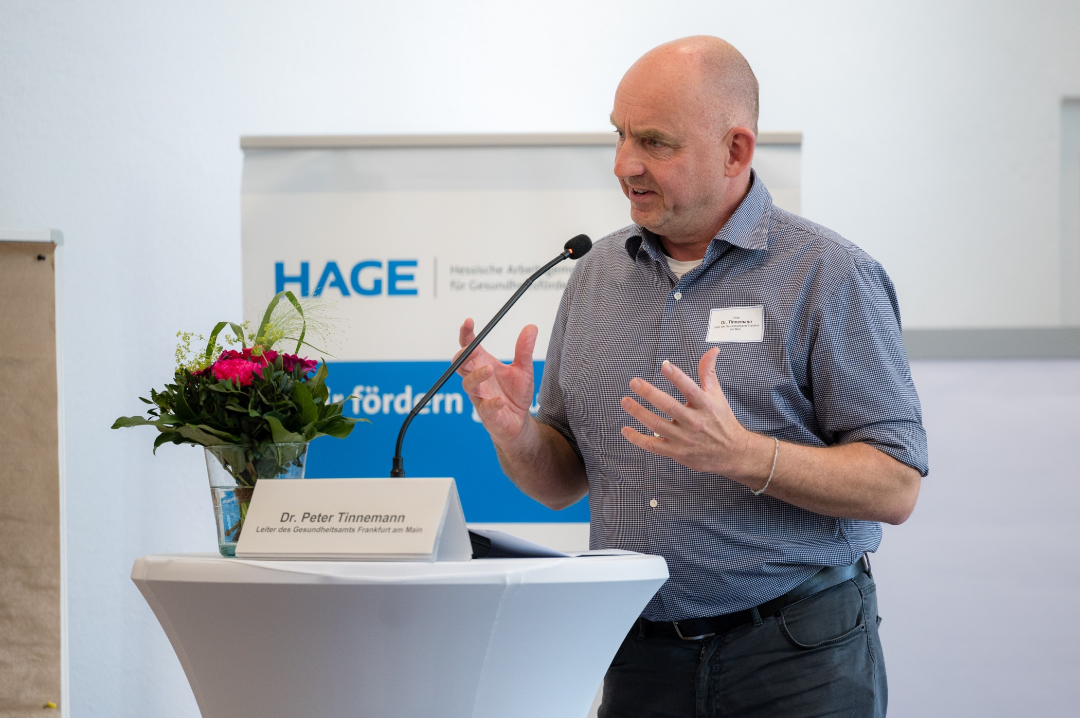 Dr. Peter Tinnemann, Leiter des Gesundheitsamts Frankfurt am Main