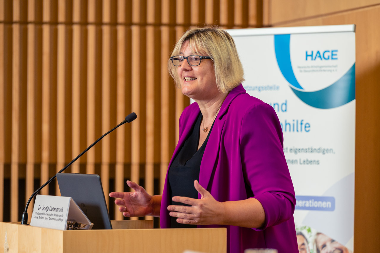Staatssekretärin Dr. Sonja Optendrenk, Hessisches Ministerium für Familie, Senioren, Sport, Gesundheit und Pflege