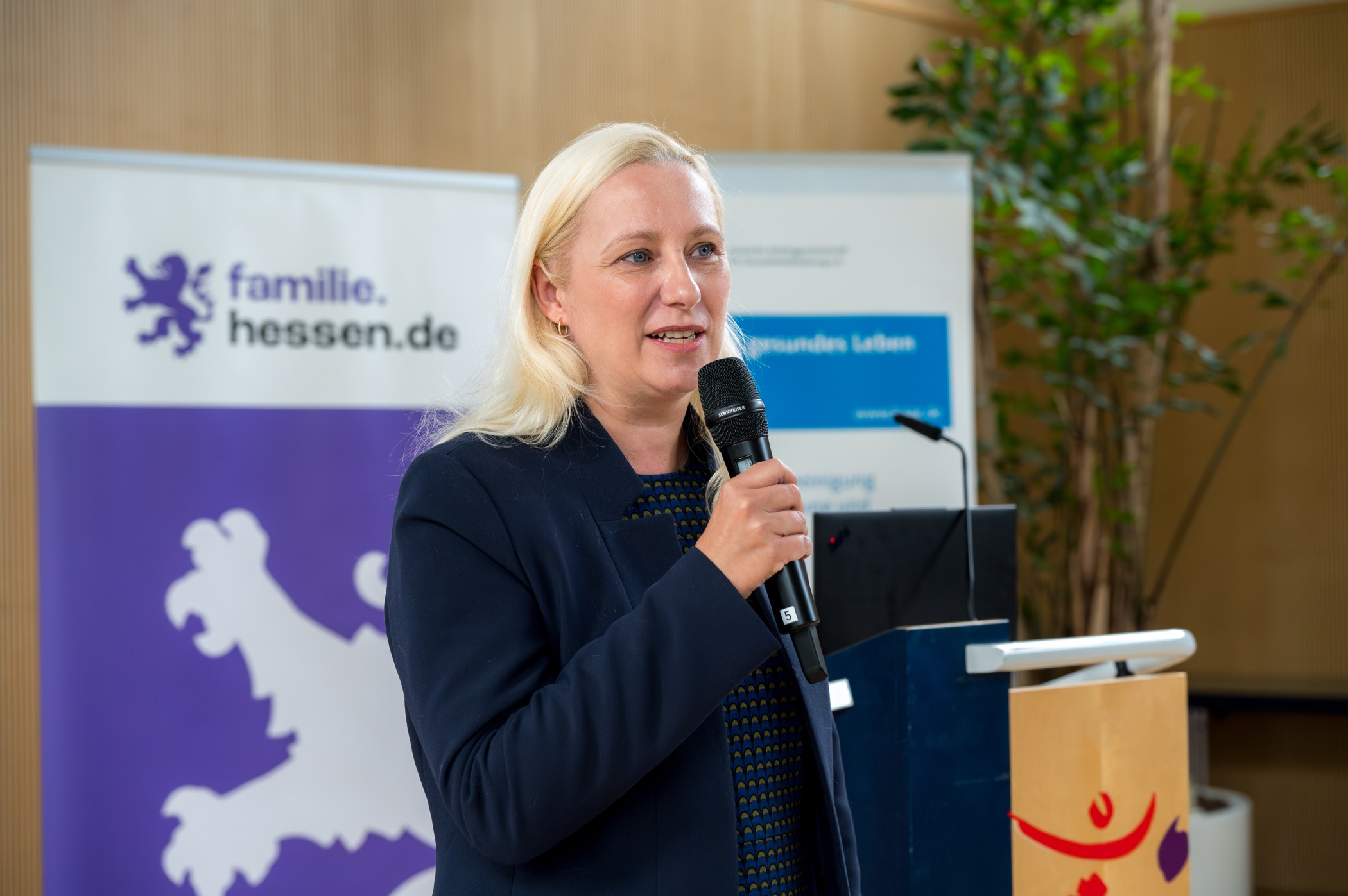 Grußwort durch Sportministerin Diana Stolz am Gesamtnetzwerktreffen SHb