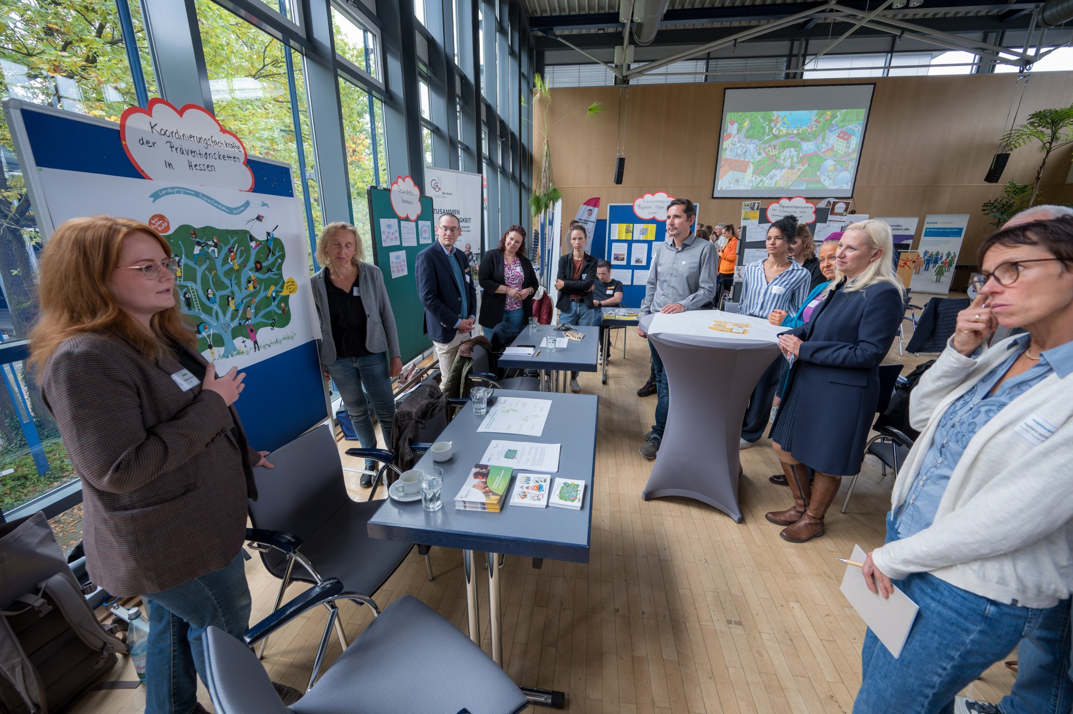 Geführter Rundgang auf dem Markt der Möglichkeiten (Netzwerk für Bewegungsförderung)