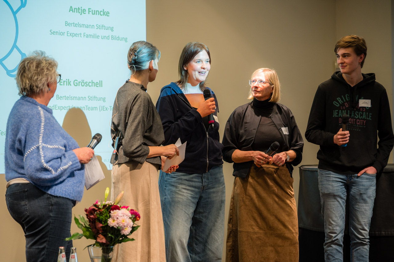 v.l.n.r. Karin Bahlo, Marion Kuchenny, Nele Felden, Antje Funcke, Erik Gröschell