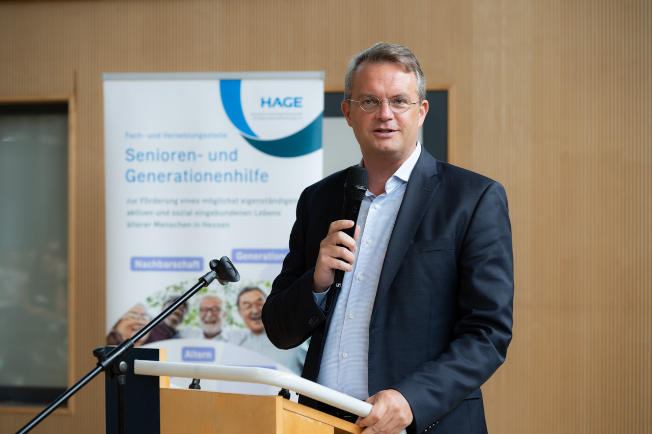 Prof. Dr. Christian Raible, Staatssekretär im Hessischen Ministerium für Familie, Senioren, Sport, Gesundheit und Pflege (HMFG)