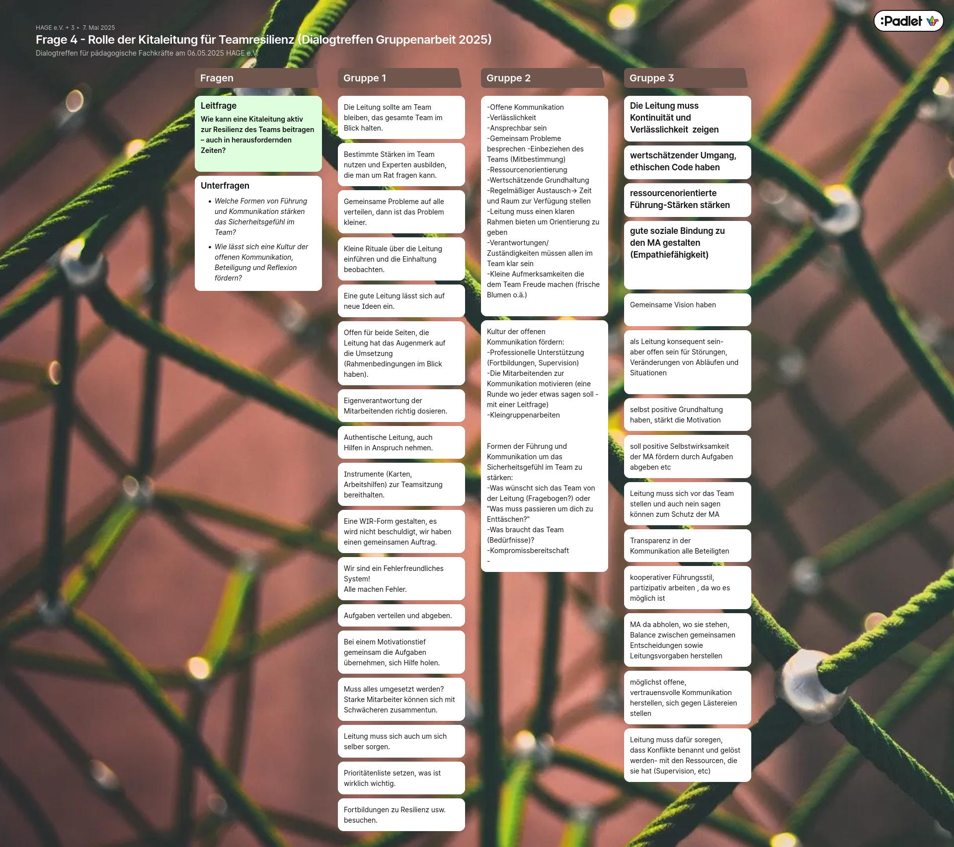 Frage 4 PadLet