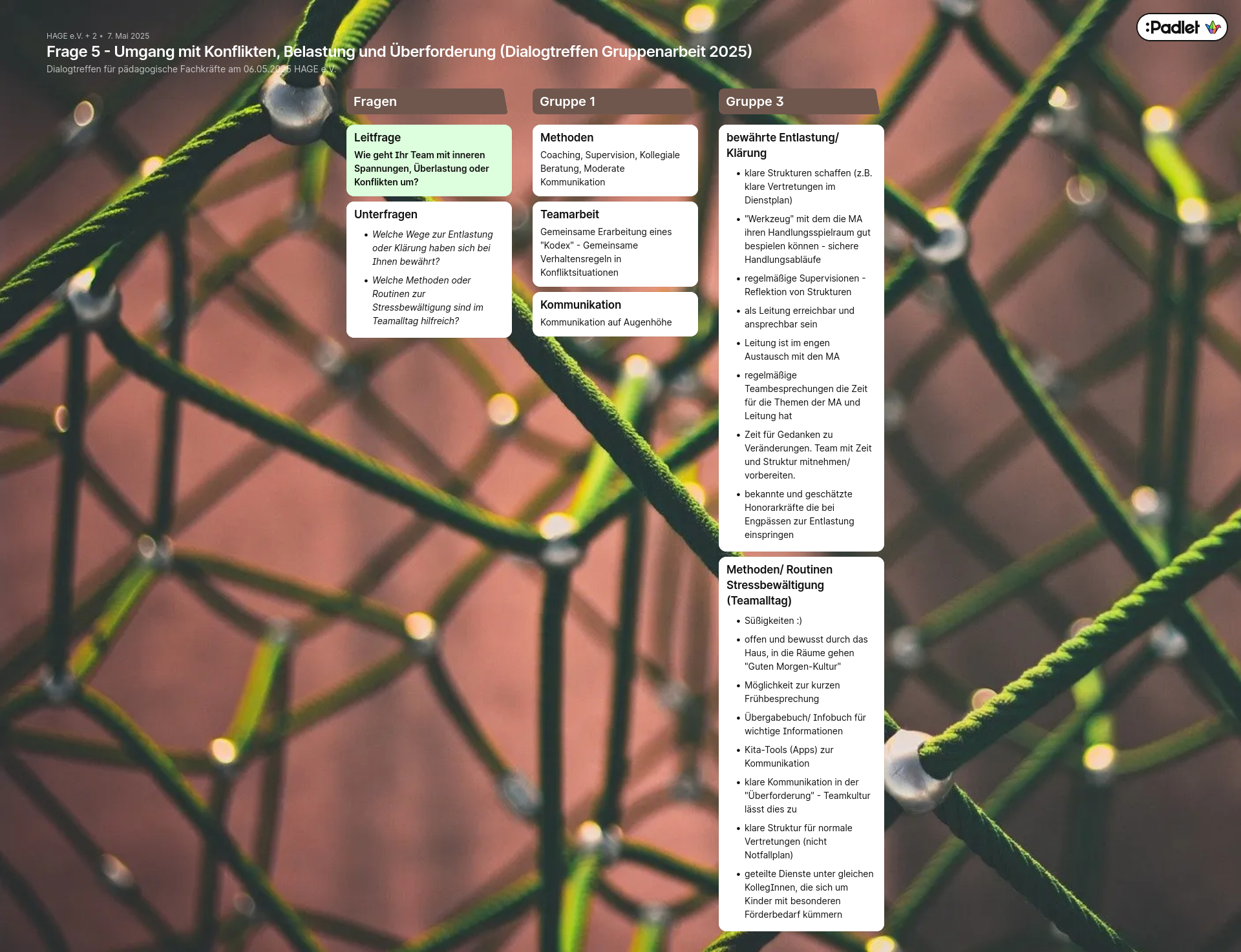 Frage 5 PadLet