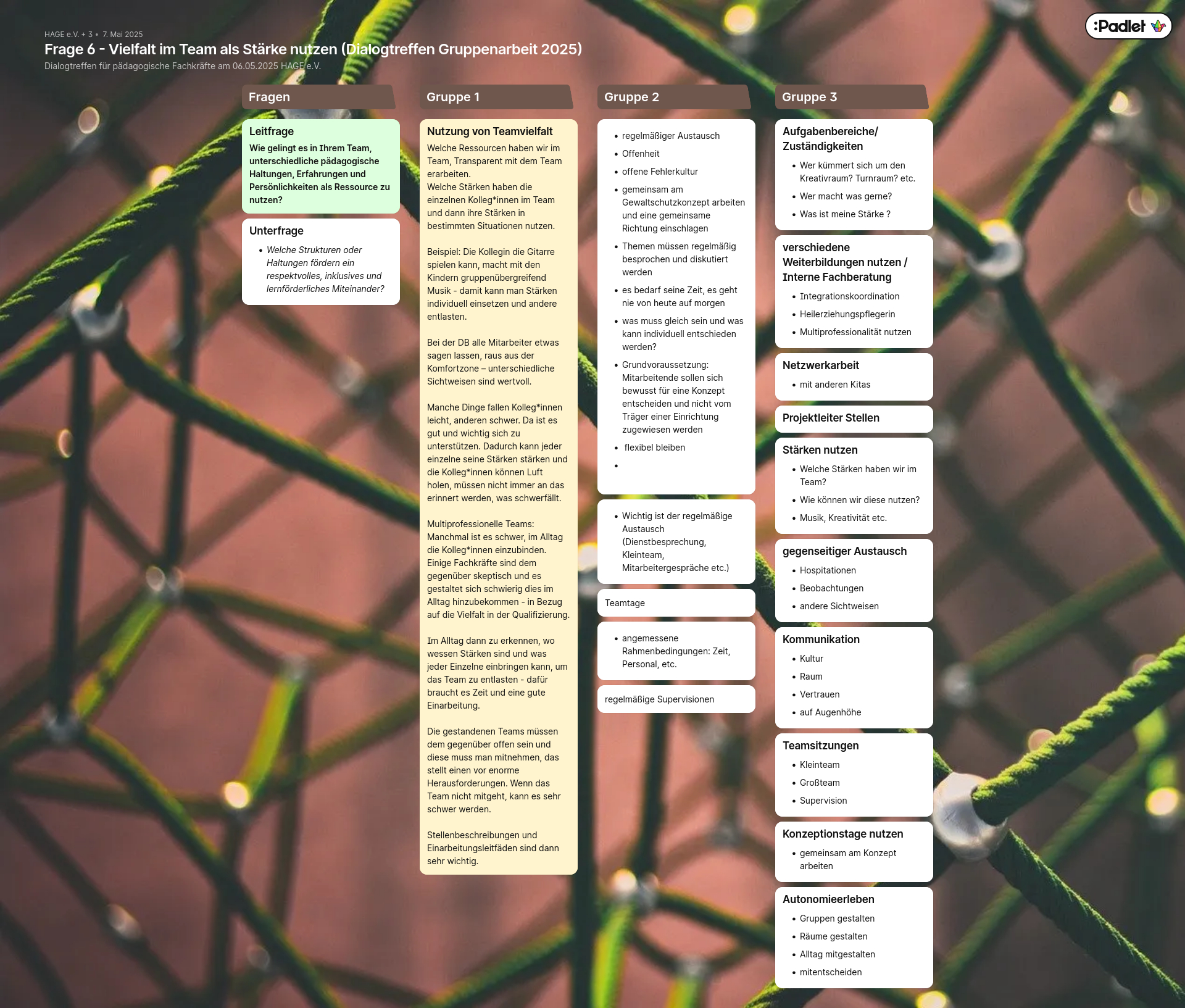 Frage 6 PadLet
