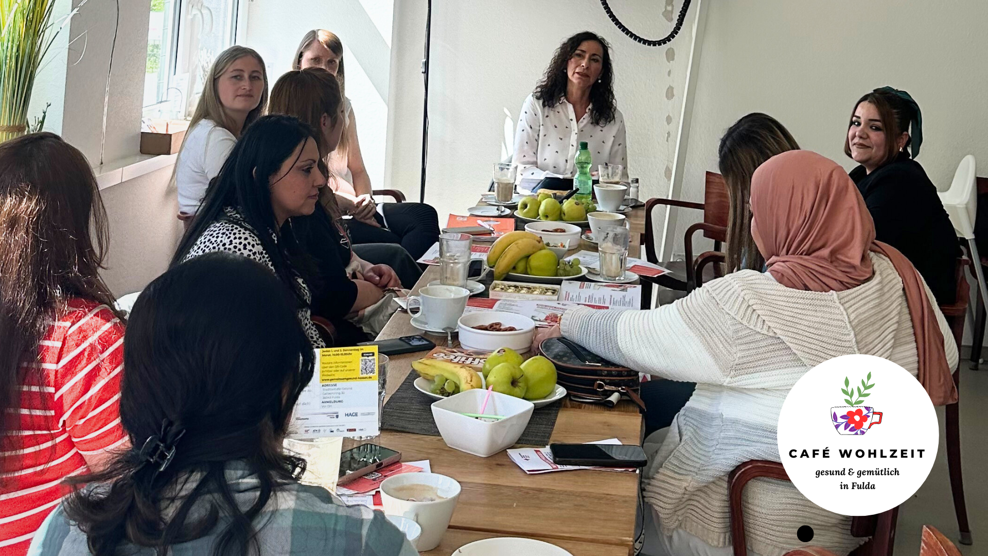 Kommunales Jobcenter Fulda zu Besuch im Café Wohlzeit