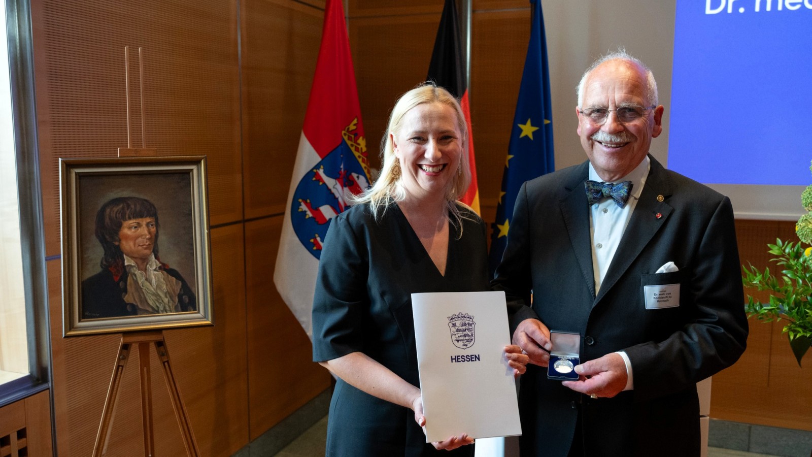 Diana Stolz und Dr. Gottfried von Knoblauch zu Hatzbach
