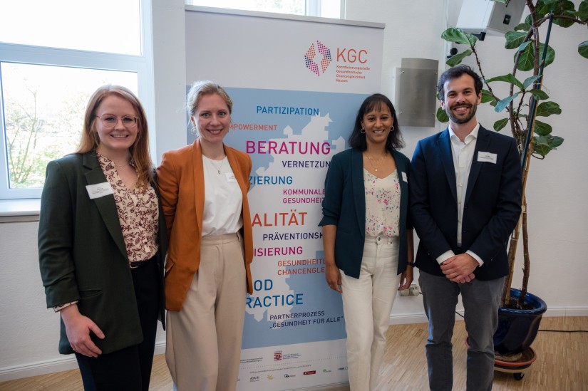 v.l. Sabrina Kruse, Ronja Rihlmann, Rajni Kerber, Felix Koller (HAGE)