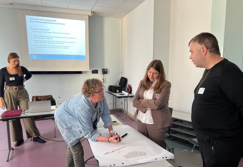 Workshop 1 "Kooperationen in der Praxis" bei der Kleingruppenarbeit
