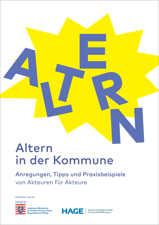 Titelseite der Broschüre "Altern in der Kommune"