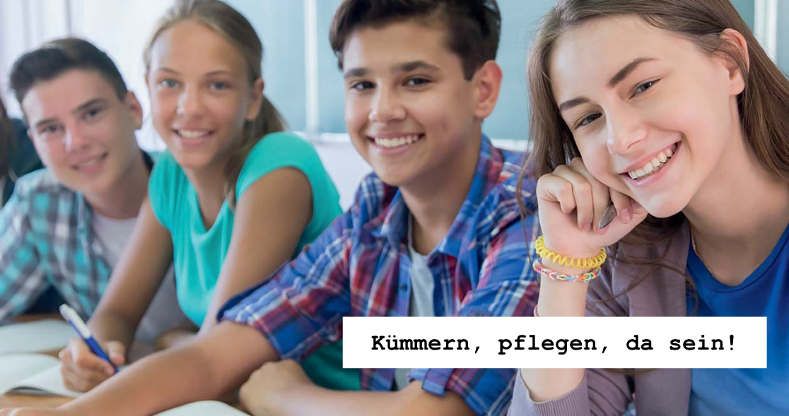 Schülerinnen und Schüler die sich Wohlfühlen