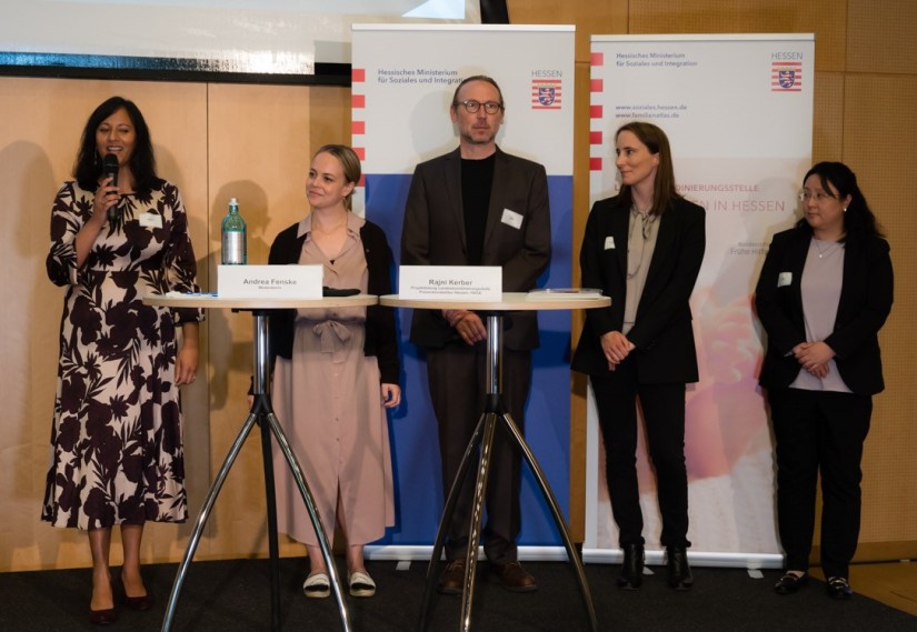 Team der Landeskoordinierungsstelle Präventionsketten Hessen